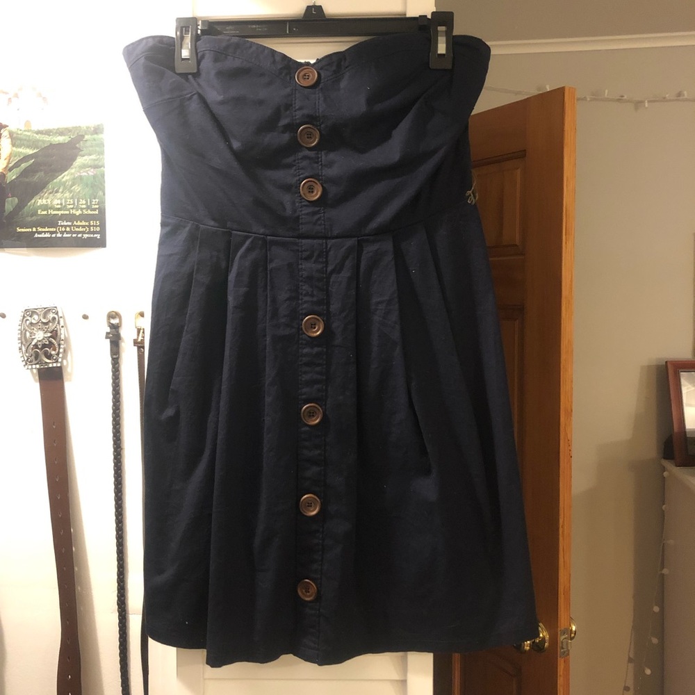 Strapless summer dress